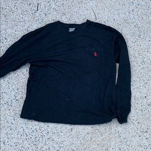 Long sleeve polo shirt